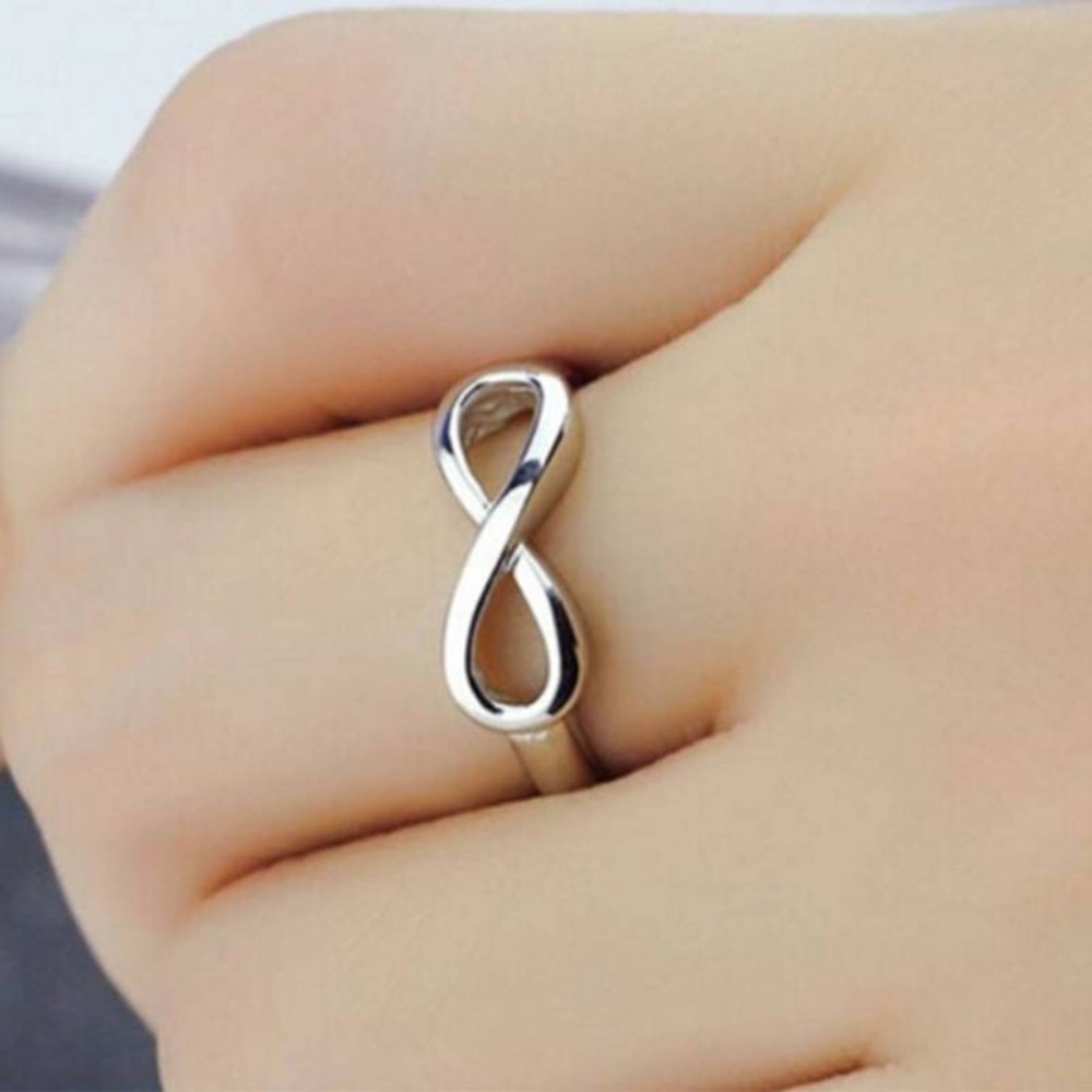 Silver Plated Infinity RIng
